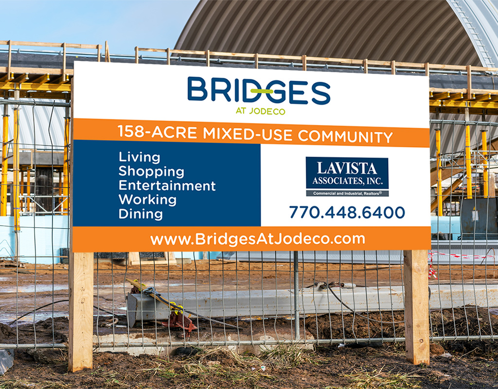 Bridges at Jodeco Site Sign