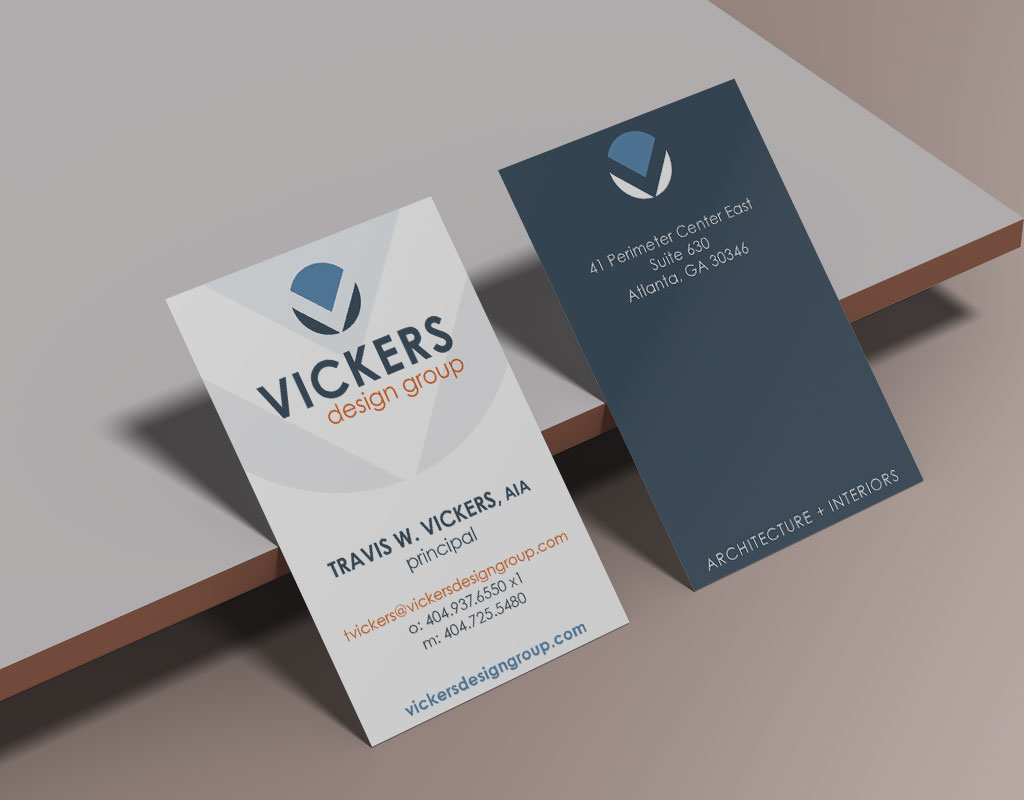 Vickers Design Group Business Card